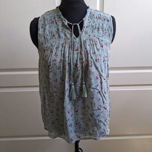 Rewind Top - casual flowy loose-fitting peasant swing tank top